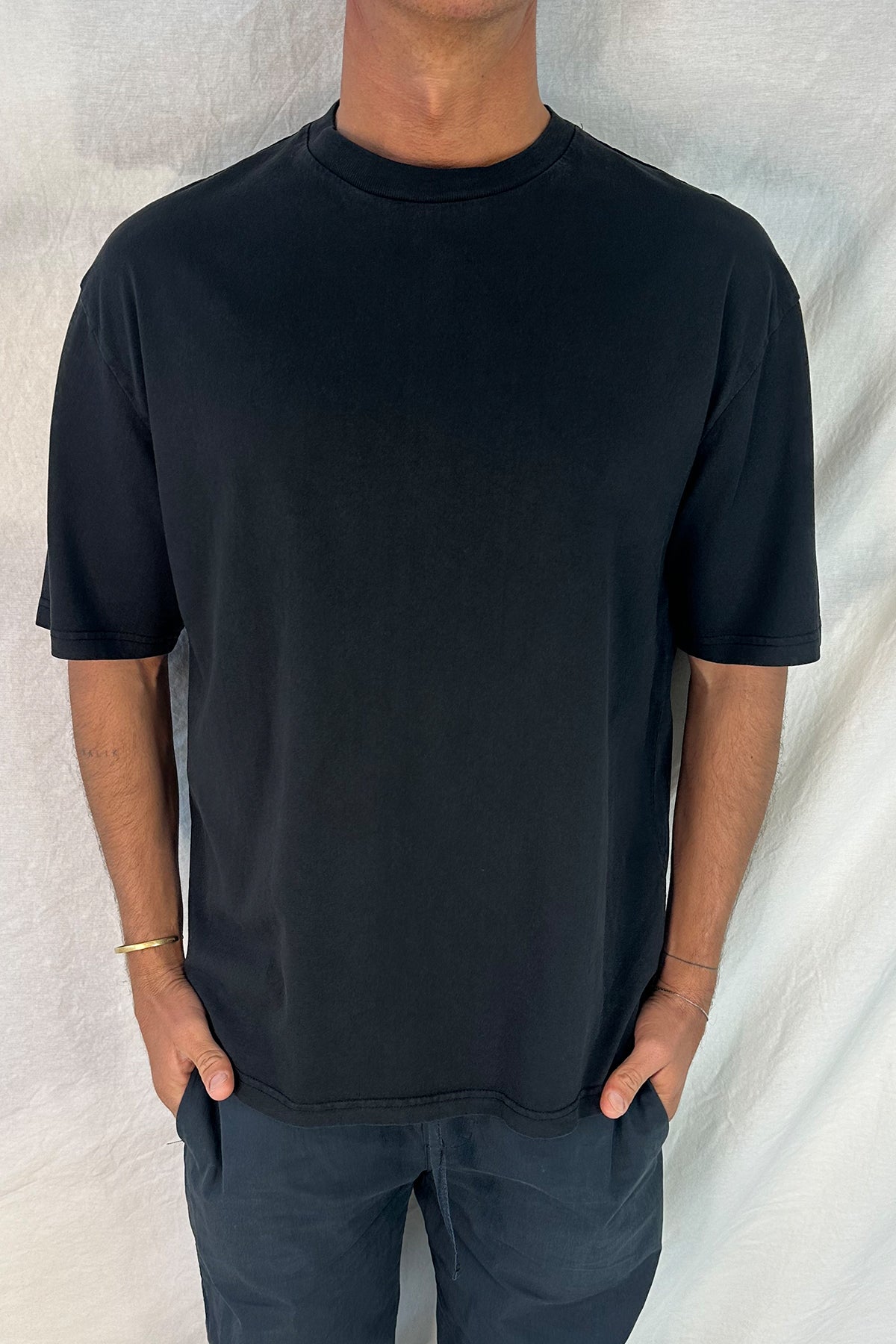 Standard Crew Tee Black
