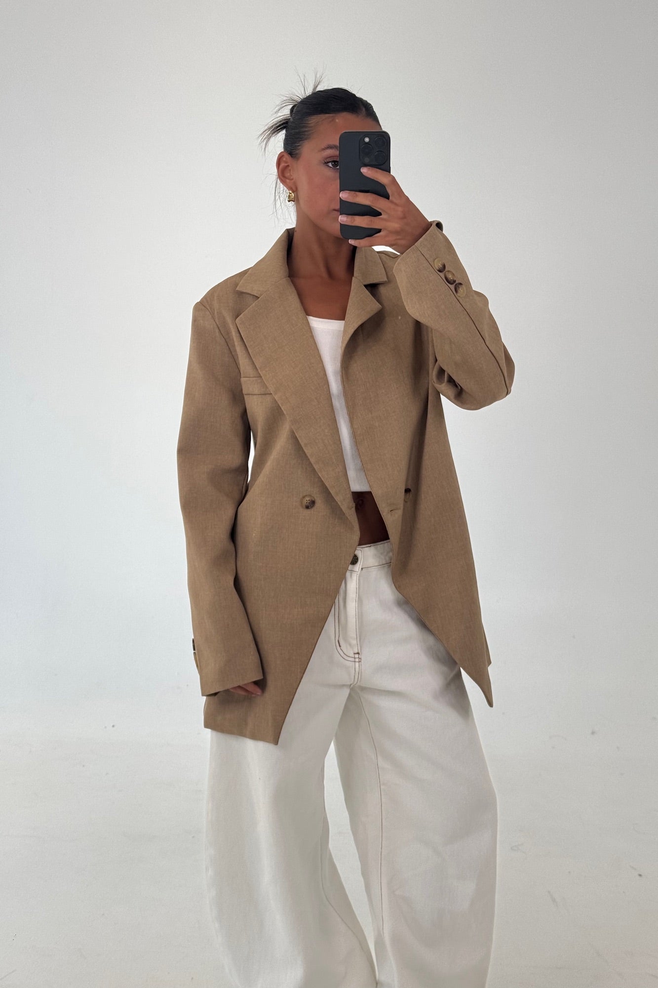 Sophia Blazer Tan