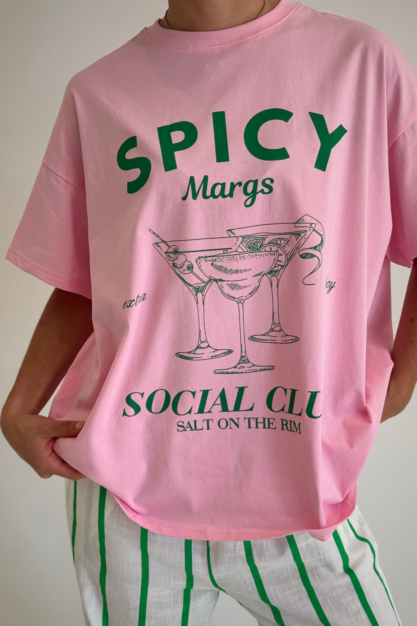 Social Club Top Pink - FINAL SALE