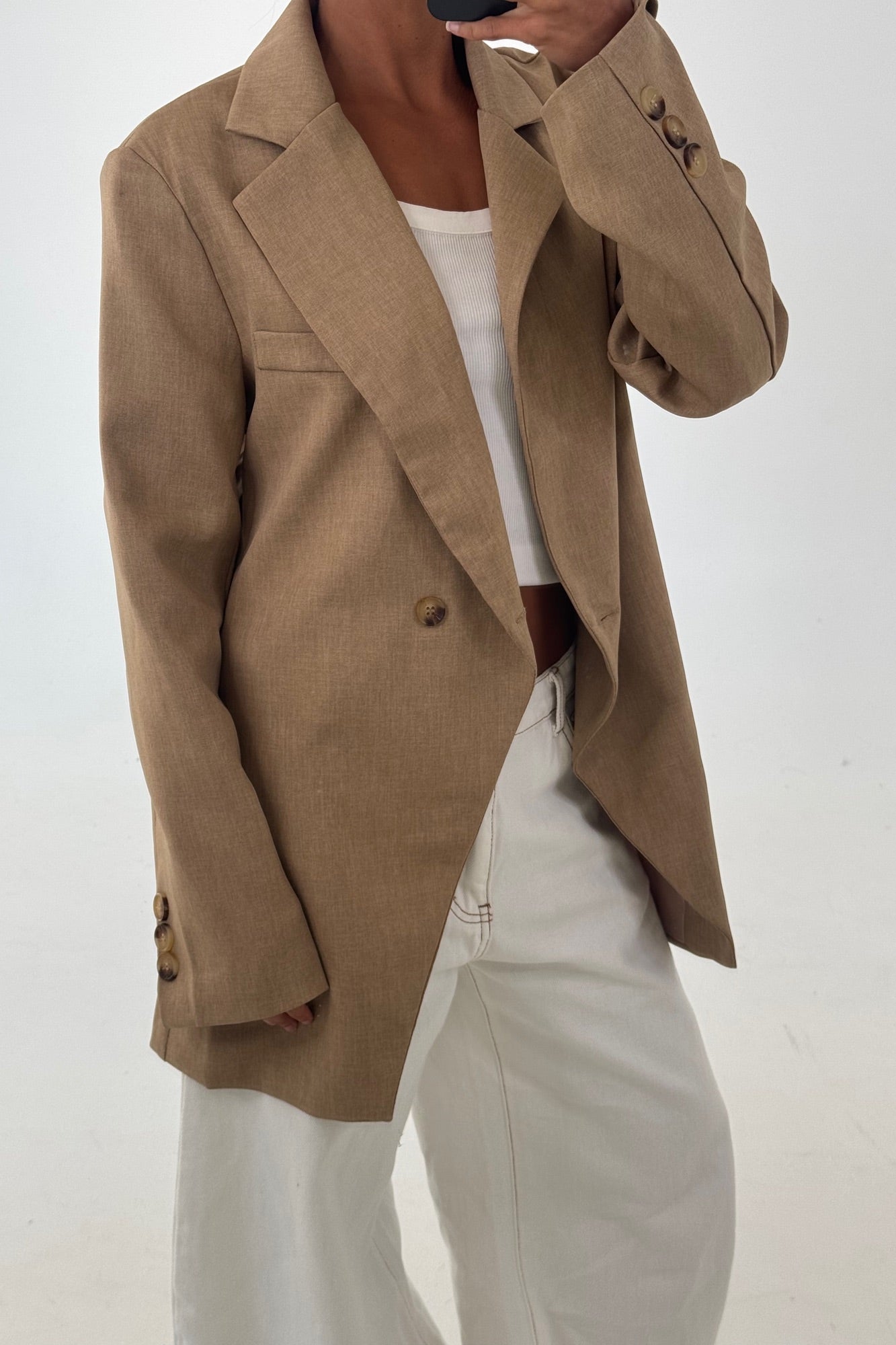 Sophia Blazer Tan